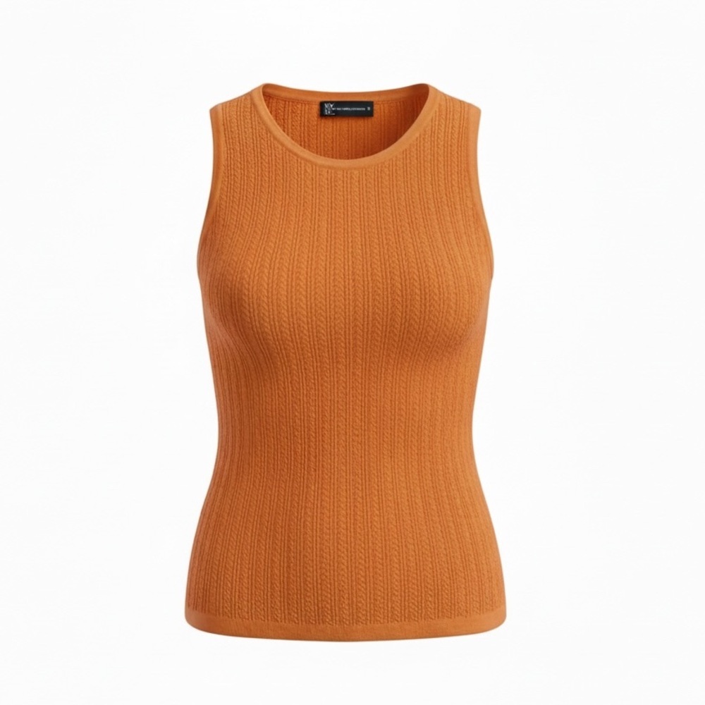 New York & Company NWT orange sweater tank, medium